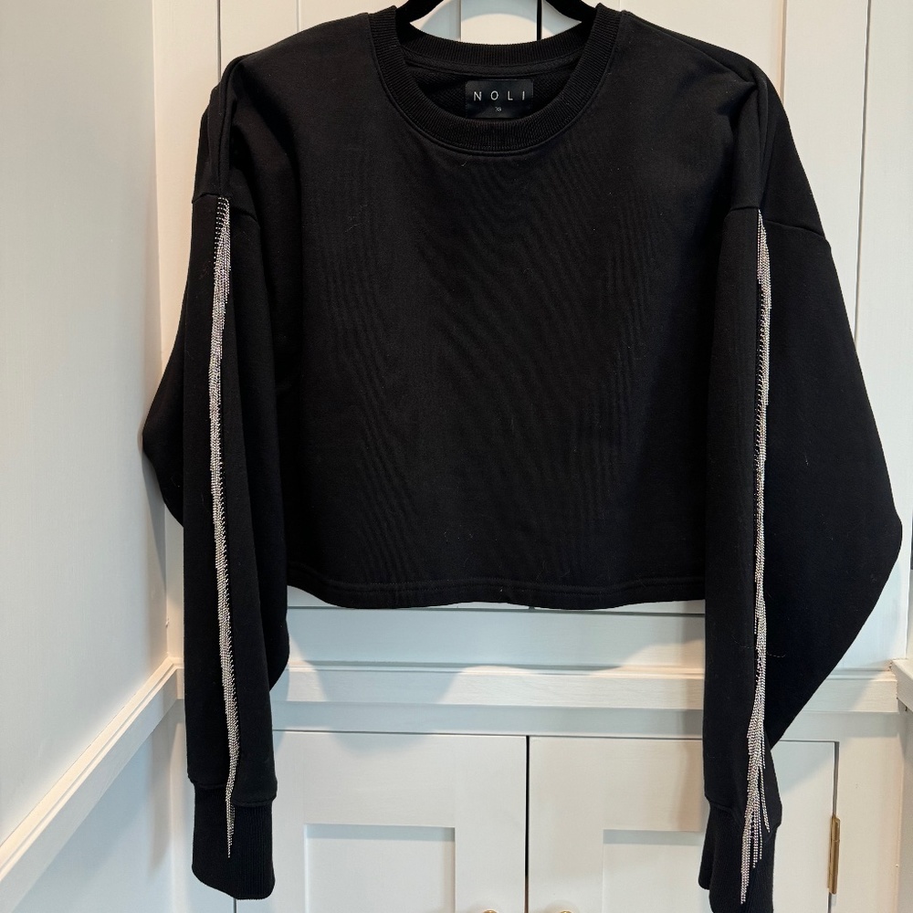 NOLI XS Fringe Sweatshirt